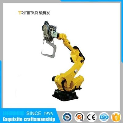 แขนหุ่นยนต์อุตสาหกรรมความเร็วสูงสำหรับงานเชื่อม ตัด พ่นสี Automatic Robot Palletizer