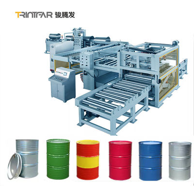 55 Gallon Automatic Steel Barrel Welder Steel Drum Seam Welding Equipment