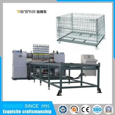 เครื่องเชื่อมลวดตาข่ายอัตโนมัติแบบยืดหยุ่น Multi Iron Spot Wire Mesh Welder