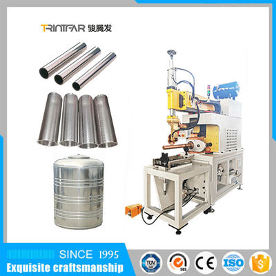 เครื่องเชื่อมตะเข็บอุตสาหกรรมแนวยาว / ตรง 50KVA สำหรับการเชื่อมถังผนังบาง