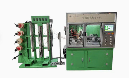 เครื่องเชื่อมลวด 120KVA เครื่องเชื่อมโลหะเส้นตัดทองแดงอัตโนมัติ