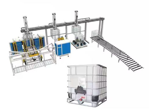 สายการผลิตอัตโนมัติสำหรับการขึ้นรูปกล่องดัด IBC