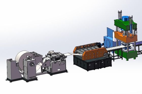 สายการผลิตเครื่องทำความเย็นหม้อแปลงไฟฟ้าอัตโนมัติเต็มรูปแบบสำหรับการขนถ่ายและขนถ่ายอัตโนมัติ