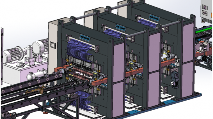 Shanghai Trintfar Transformer อัตโนมัติ Radiator สายการผลิต 7