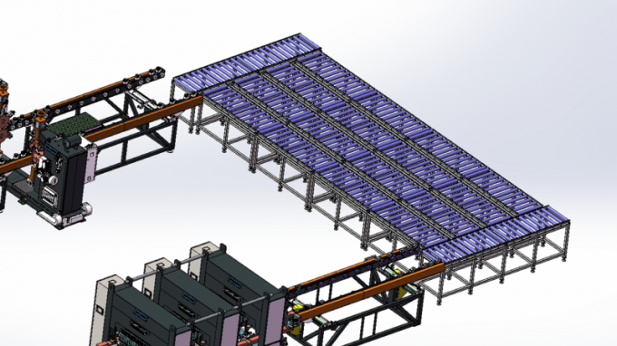 Shanghai Trintfar Transformer อัตโนมัติ Radiator สายการผลิต 10