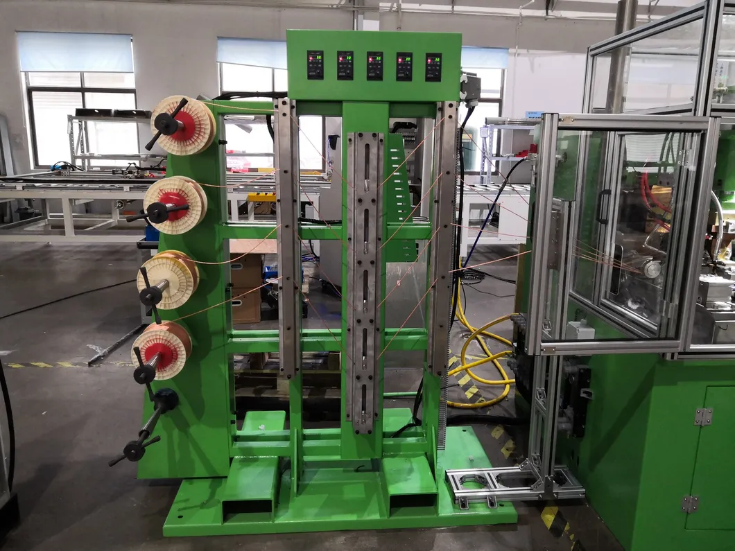 เครื่องเชื่อมลวด 120KVA เครื่องเชื่อมโลหะเส้นตัดทองแดงอัตโนมัติ 2